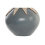 Vase DKD Home Decor Bleu Blanc Bambou Coquillages (30 x 30 x 40 cm) (2 Unités)