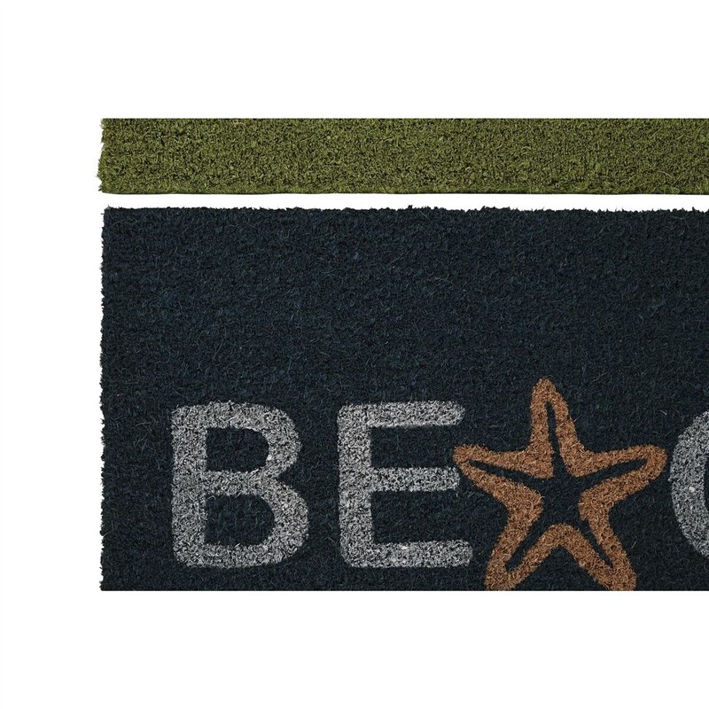 Image secondaire de Paillasson DKD Home Decor Bleu Turquoise Caoutchouc (60 x 40 x 1,5 cm) (2 Unités)