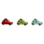 Figurine Décorative DKD Home Decor Rouge Vert Bleu ciel Voiture Vintage 16 x 7
