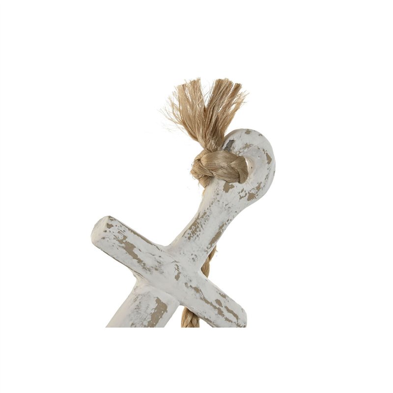 Image secondaire de Figurine Décorative Home ESPRIT Blanc Ancre méditerranéen Décapé 31 x 7,5 x 40 cm