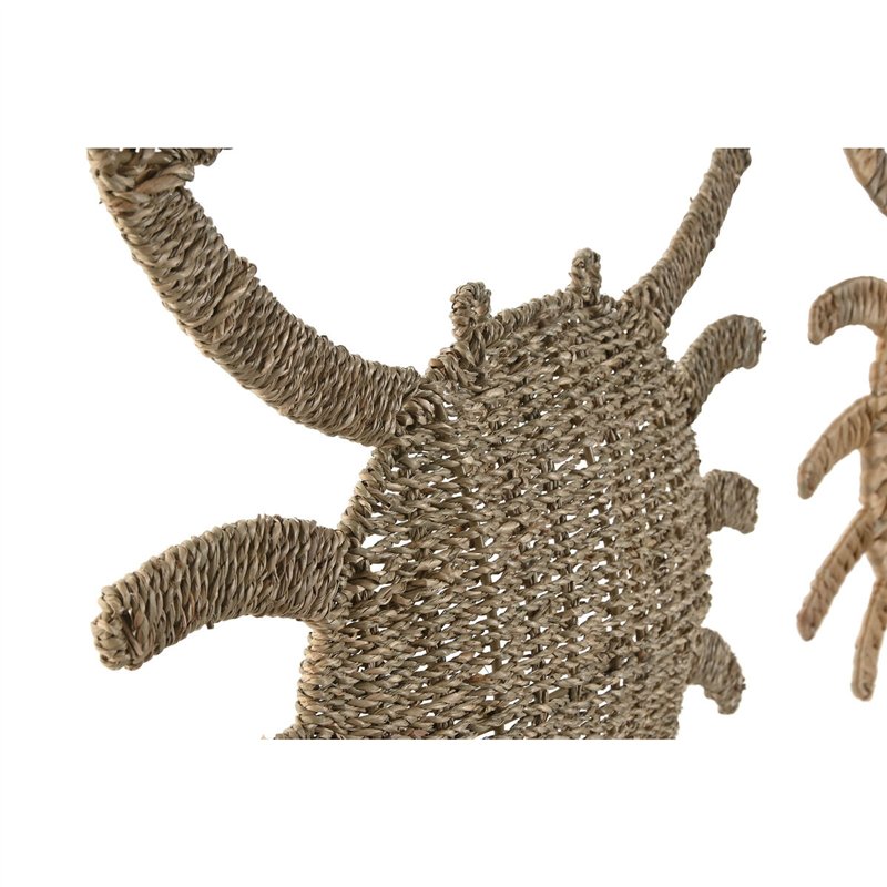 Image secondaire de Décoration murale Home ESPRIT Naturel méditerranéen 55 x 5 x 53 cm (2 Unités)