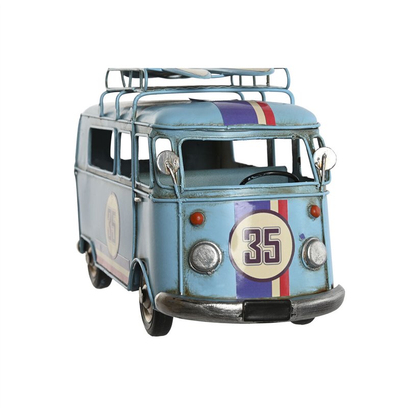 Image secondaire de Figurine Décorative Home ESPRIT Rouge Bleu ciel Blue marine 27 x 10 x 16 cm (3 Unités)