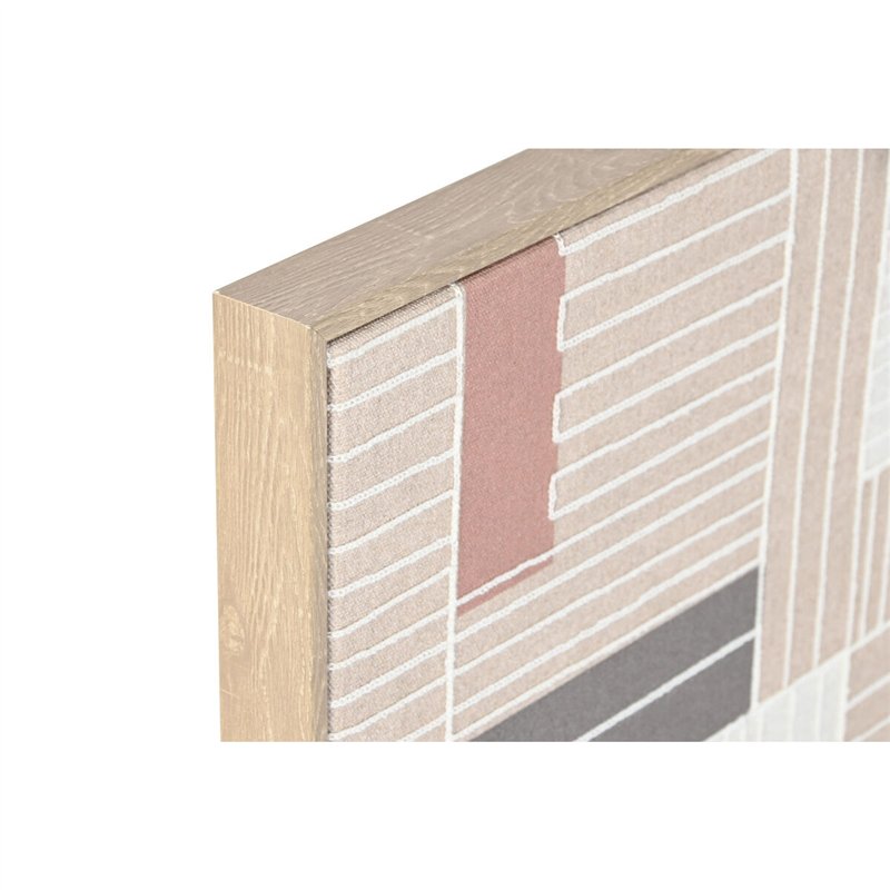 Image secondaire de Cadre Home ESPRIT Marron Beige Vérifié Urbaine 60 x 3 x 80 cm (2 Unités)