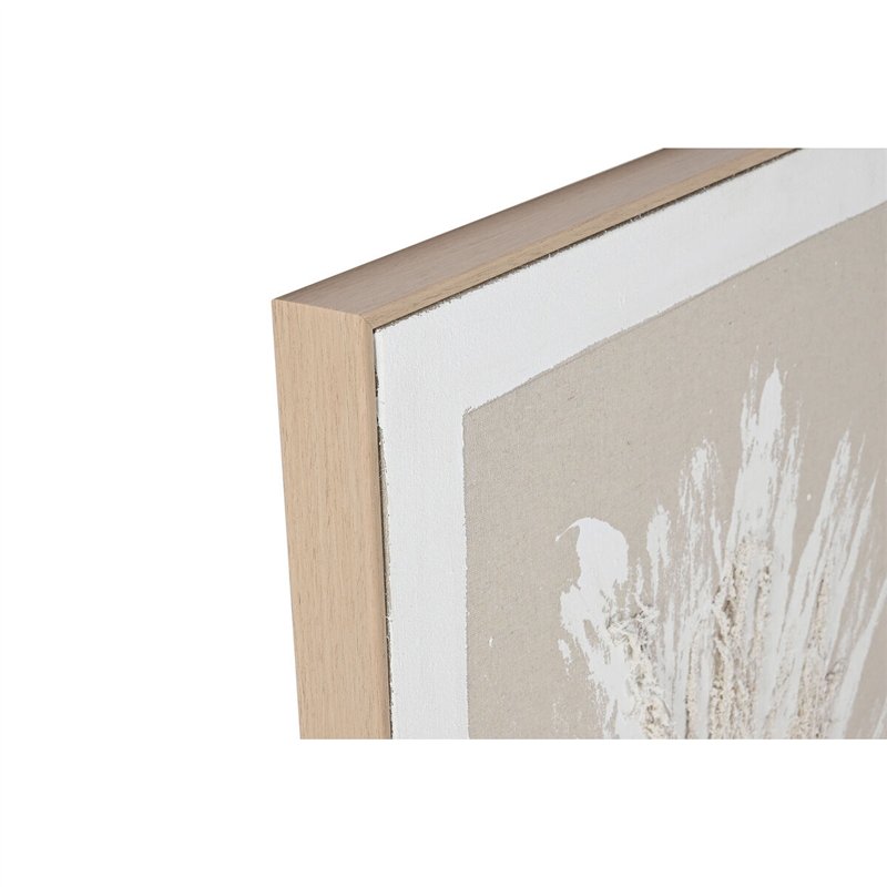 Image secondaire de Cadre Home ESPRIT Blanc Beige Vase Traditionnel 62 x 4,5 x 122 cm (2 Unités)