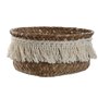 Set de basket Home ESPRIT Blanc Naturel Fibre naturelle Boho Usé (3 Pièces)