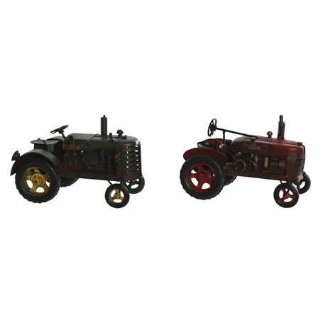 Figurine Décorative Home ESPRIT Rouge Vert Vintage 17 x 10 x 11 cm (2 Unités)