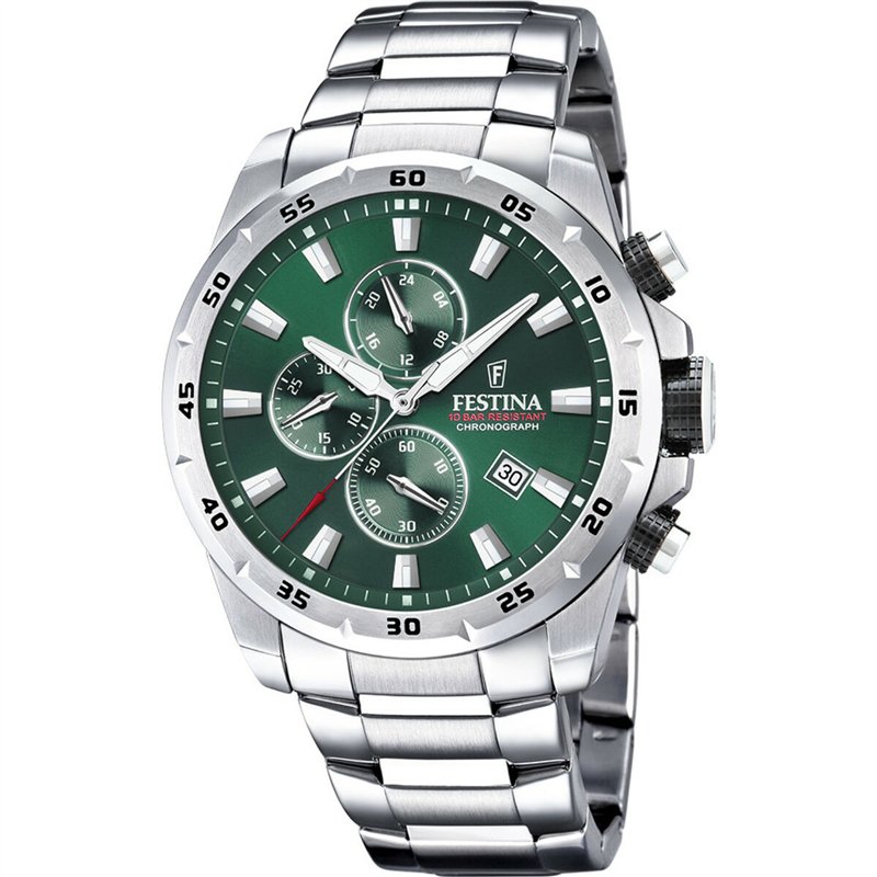 Image secondaire de Montre Homme Festina F20463/3 Vert Argenté