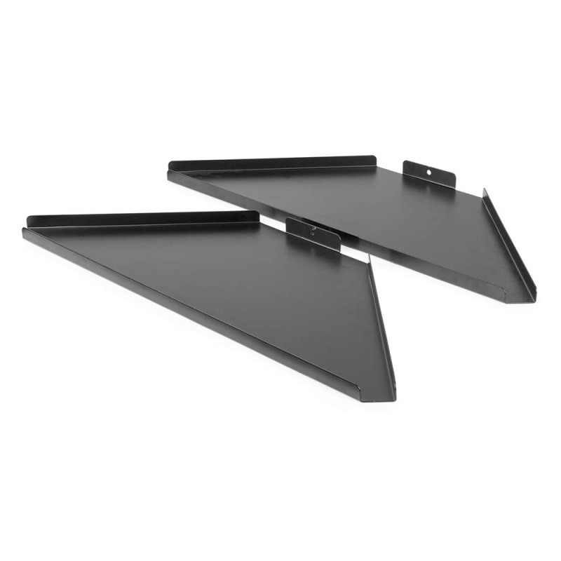 Image secondaire de Vonyx DBC2 Pack de 2 Étagères d'Angle pour Cabine DJ Vonyx - Angle 90 Degrés, Compatibilité Universelle, Idéales pour Poser votre matériel