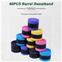 60 pièces Super absorbantes de la Sueur Bande de Grip pour Raquette de Tenni
