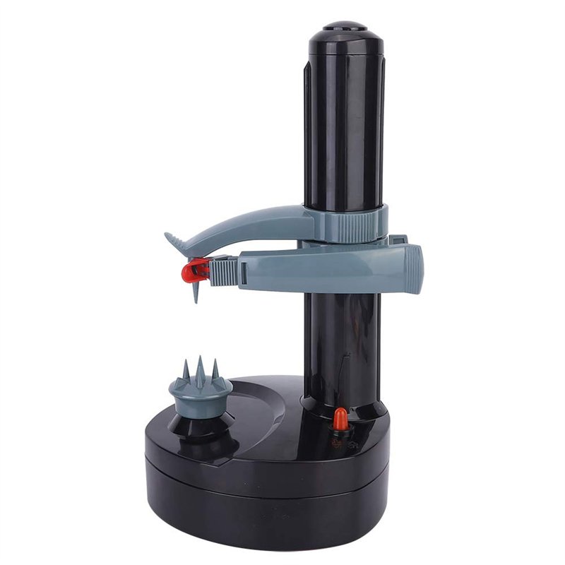 Eplucheur électrique de pommes de terre, Acier inoxydable ABS DC6V 0.5 A Eplucheur électrique avec mise hors tension automatique