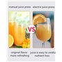 XKONG Juicer manuel en métal - Presse-fruits - Portable - Outil de pressage de fruits - Extracteur haute performance