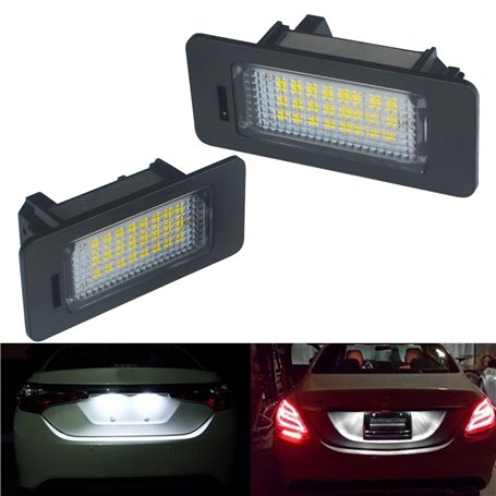 FanPaYY Éclairage de plaque d'immatriculation pour E39 E60 E70 E90 E61 E71 E82 E88 E91 E92 E93