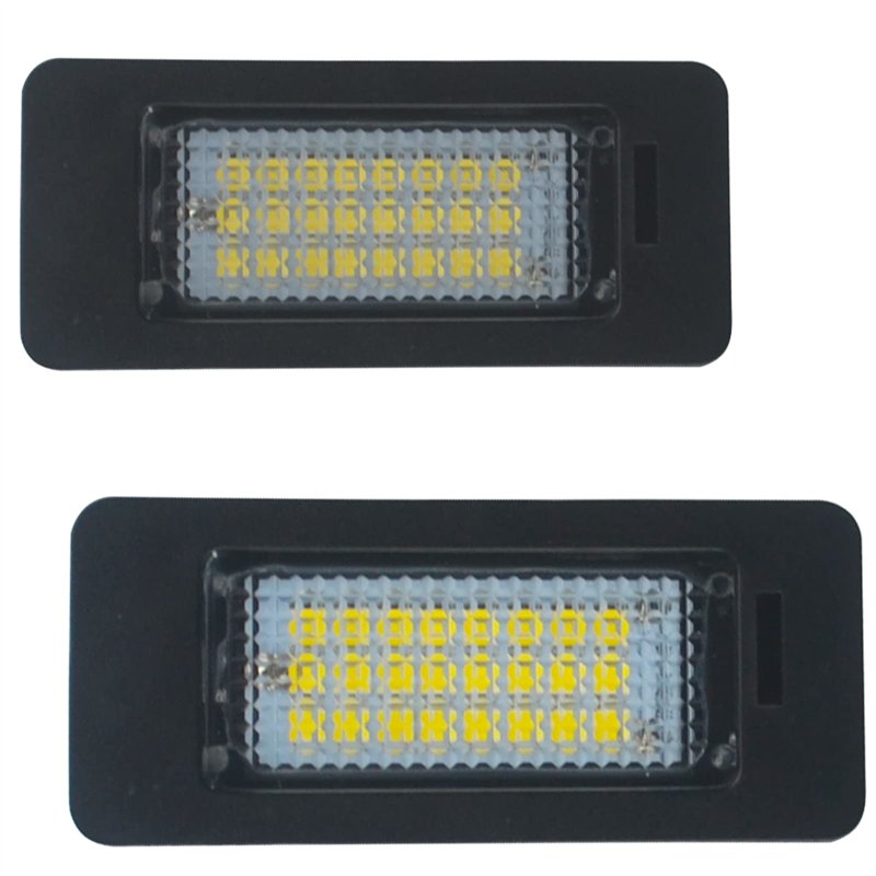 Image secondaire de FanPaYY Éclairage de plaque d'immatriculation pour E39 E60 E70 E90 E61 E71 E82 E88 E91 E92 E93, Xénon Blanc Feux arrière 2 pièce