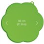 Tapis de protection pour fontaine ou gamelle - Catit - Silicone antidérapant - Forme de fleur - Vert