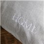 Coussin - TODAY - CHARME - Chambray x Petite broderie Capucine - 40 x 40 cm