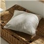 Coussin - TODAY - CHARME - Chambray x Petite broderie Berenice - 40 x 40 cm