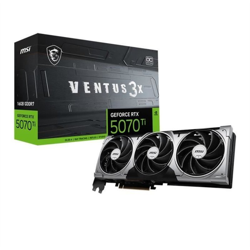 Carte graphique - MSI - GeForce RTX 5070 Ti VENTUS 3X OC - 16 Go