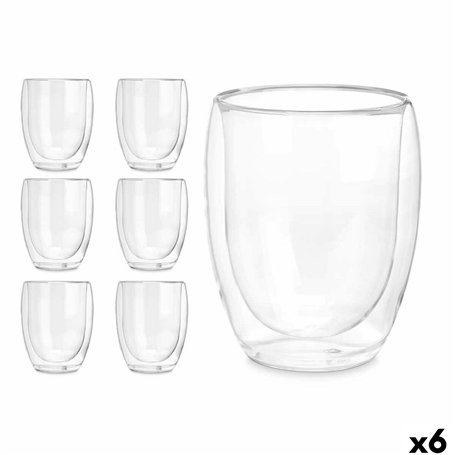 Verre d'eau Vivalto OCT-DG2061 Transparent Verre Borosilicaté 326 ml (6 Unités)