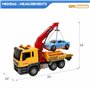 Camion avec grue Speed & Go 33 x 23 x 12 cm (4 Unités)