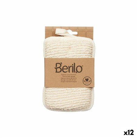 Éponge Corporelle Berilo B7081-6 Blanc Beige 11 x 16