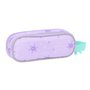 Trousse Fourre-Tout Double Frozen Spirit Lila 21 x 8 x 6 cm
