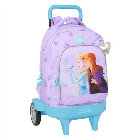 Cartable à roulettes Frozen Spirit Lila 33 x 45 x 22 cm