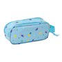 Trousse Fourre-Tout Double Lilo & Stitch Bleu clair 21 x 8 x 6 cm 3D