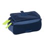 Trousse Fourre-Tout Triple Munich Blue indigo Bleu 21,5 x 10 x 8 cm