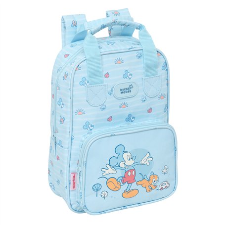Sac à dos enfant Mickey Mouse Clubhouse Baby Bleu clair 20 x 28 x 8 cm