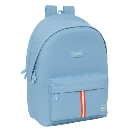 Sac à Dos pour Portable et Tablette avec Sortie USB El Ganso Basics Bleu