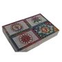 Boîte à bijoux DKD Home Decor Multicouleur Pierre 15 x 10 x 5 cm (4 Unités)