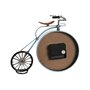 Horloge de table DKD Home Decor Bleu Vert Bicyclette Vintage (2 Unités)