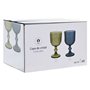 Set de Verres Home ESPRIT Bleu Verre 260 ml (6 Unités)