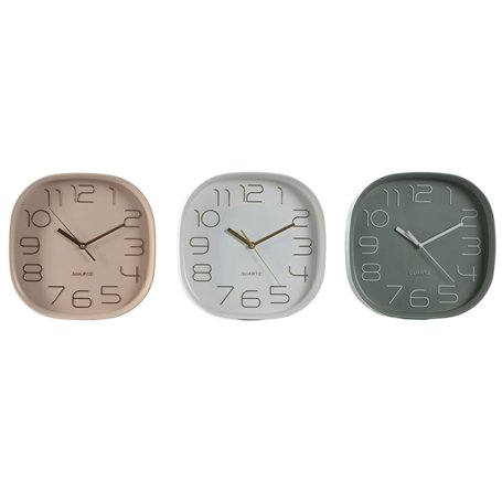 Horloge Murale Home ESPRIT Blanc Vert PVC 28