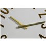 Horloge Murale Home ESPRIT Blanc Marron Doré PVC 45 x 4 x 45 cm (2 Unités)