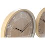 Horloge Murale Home ESPRIT Naturel PVC 40 x 4 x 40 cm (2 Unités)