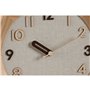 Horloge Murale Home ESPRIT Beige Naturel Bois 30 x 5 x 30 cm (2 Unités)