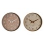 Horloge Murale Home ESPRIT Marron Naturel PVC Bois 30 x 4