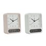 Horloge de table Home ESPRIT Blanc (2 Unités)