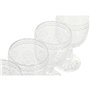 Set de Verres Home ESPRIT Transparent Verre 270 ml (6 Unités)