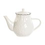 Théière Home ESPRIT Blanc Marron Porcelaine 1 L