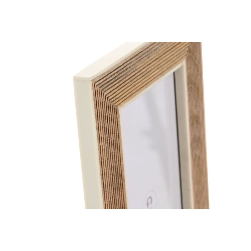 Image secondaire de Cadre photo Home ESPRIT Blanc Naturel Résine Bois de manguier Urbaine