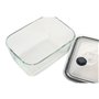 Boîte à lunch Home ESPRIT Transparent polypropylène Verre Borosilicaté 1,5 L