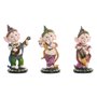 Figurine Décorative Home ESPRIT Multicouleur Musicien Indien 9 x 9 x 20 cm (3 Unités)