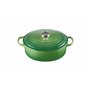 Le Creuset Signature 21178274082430 Cocotte en fonte ovale avec couvercle