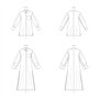 Vogue Patterns V1933A5 Robe chemise pour femme A5 (34-36-38-40-42)