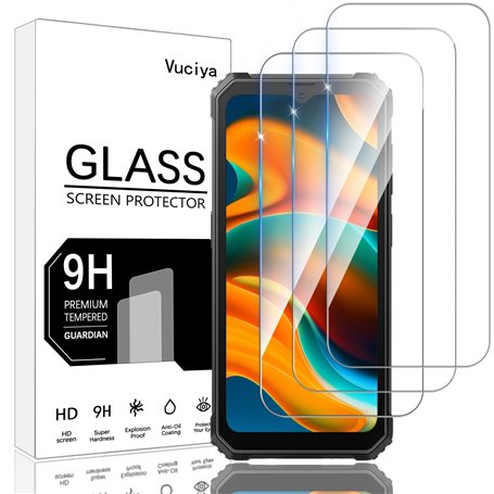 Vuciya Lot de 3 Protection Écran Vitre Film pour Blackview BV4800 / BV4800 Pro / BV4800 SE Verre Trempé Résistant aux Rayures HD