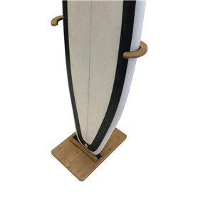 COR Surf Support de planche de surf en bambou | Support de qualité supérieure pour exposer votre planche