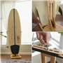 COR Surf Support de planche de surf en bambou | Support de qualité supérieure pour exposer votre planche