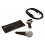 Shure PGA48 Microphone Dynamique - Microphone à Main pour Voix avec Configuration de Prise de Son Cardioïde, Interrupteur Marche